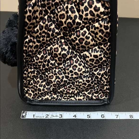 Betsey Johnson | Leopard Quilted Tote w/ Charm & Crossbody Strap